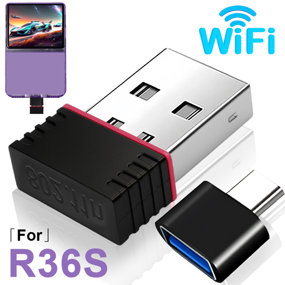 Gaming Console Mini - R36S WiFi 어댑터 RTL8188 USB 무선