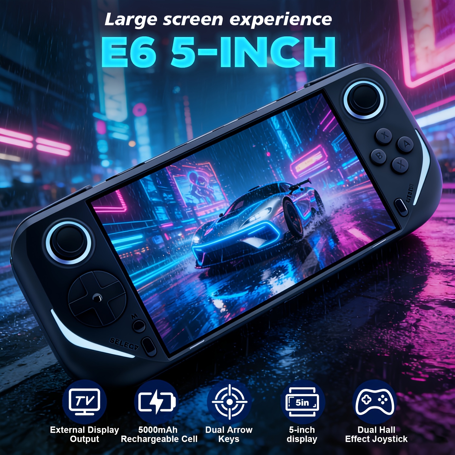 Gaming Console Under 5000 - E6 휴대용 게임 콘솔 — 휴대용