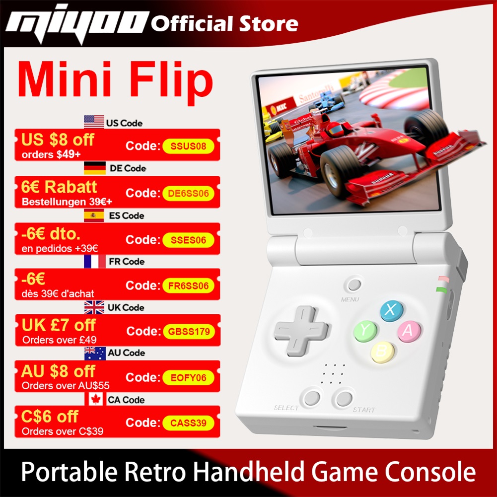 Gaming Console Under 5000 - 미유 미니 플립 레트로 휴대용 게임기
