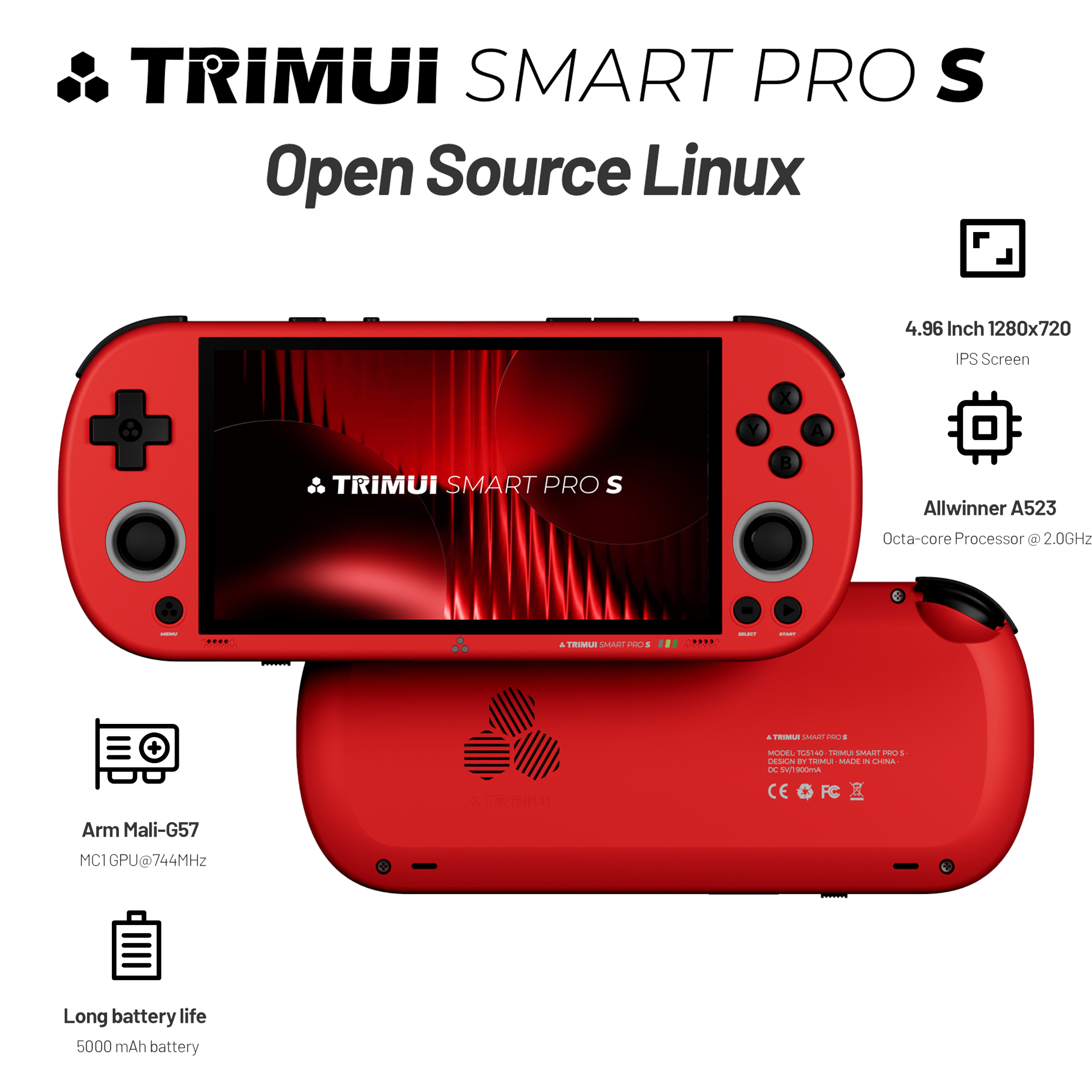 TRIMUI SMART PRO S 휴대용 게임 콘솔,  - Gaming Console Under 5000 리뷰 및 가격