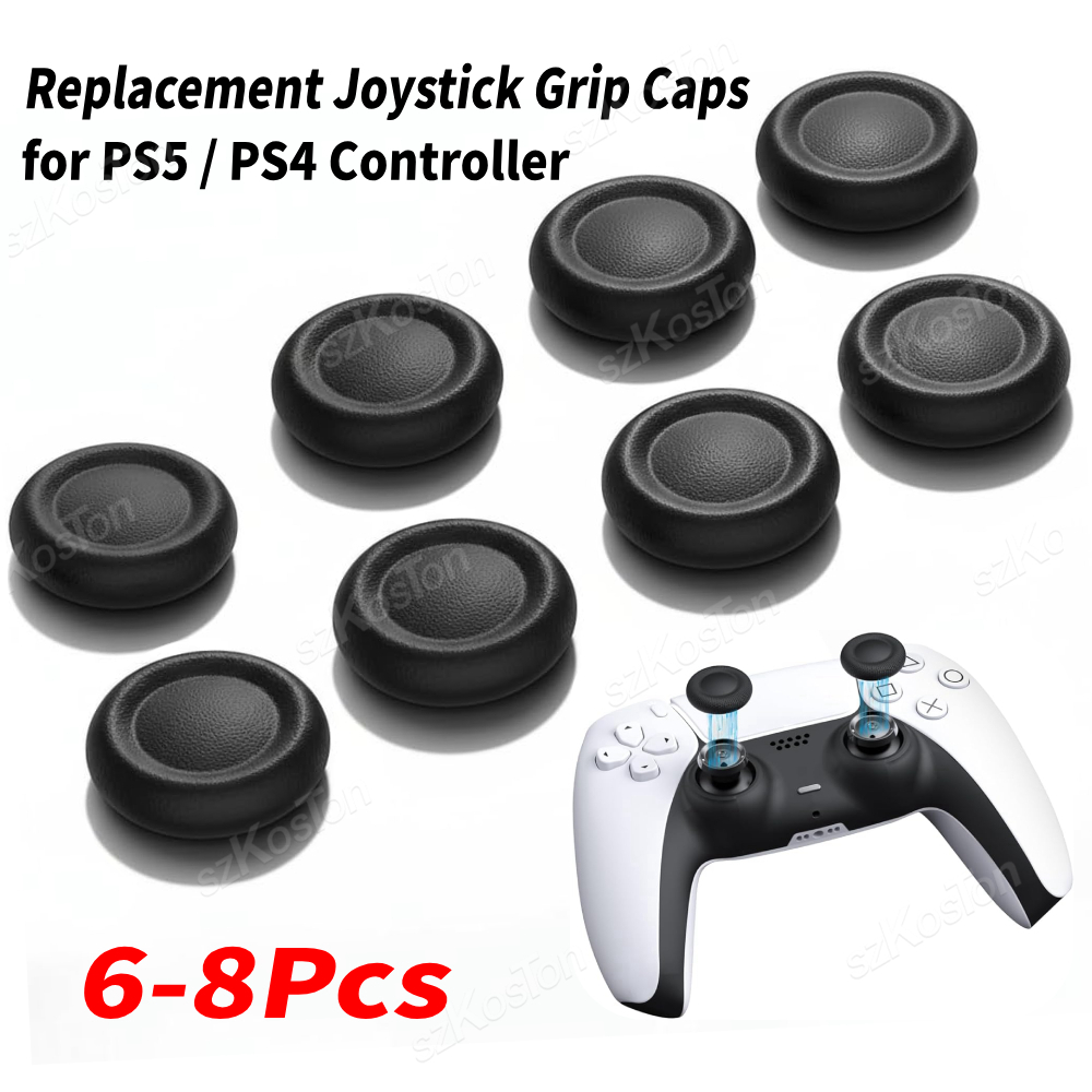 PS5/PS4 컨트롤러용 교체 조이스틱 캡 6-8개,  - Gaming Console Repair 리뷰 및 가격