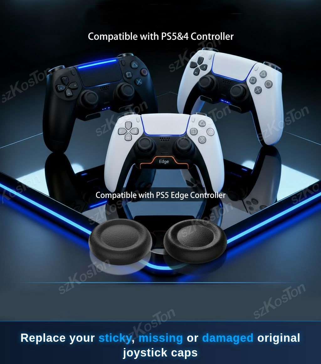 PS5/PS4 컨트롤러용 교체 조이스틱 캡 6-8개,  - Gaming Console Repair 리뷰 및 가격