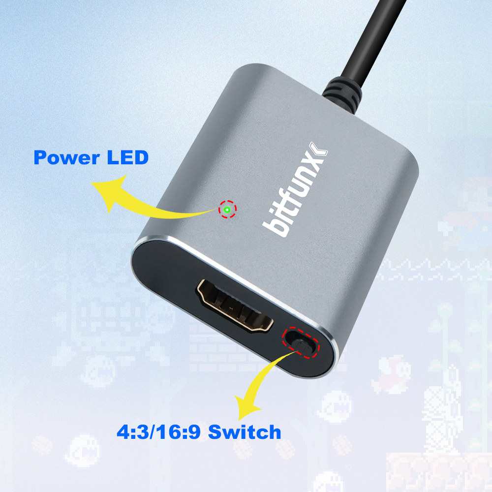 Bitfunx 720P Svideo/AV-HDMI 어댑 - Gaming Console Mini 리뷰 및 가격