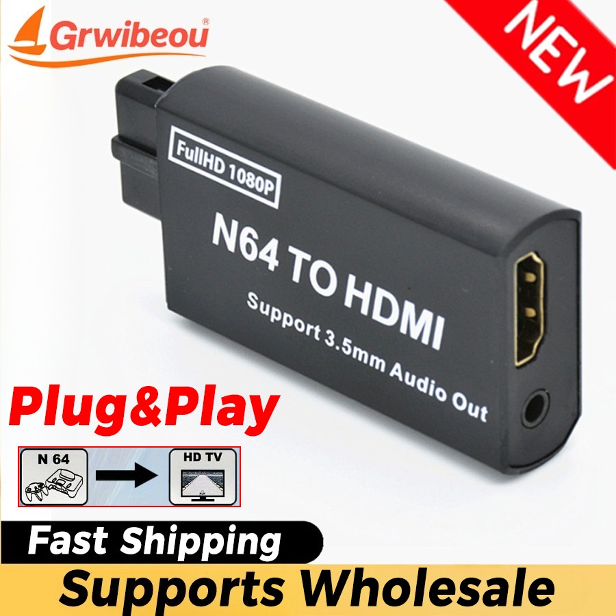 Grwibeou 1080P N64-HDMI 호환 변환기 - Gaming Console Nintendo 리뷰 및 가격