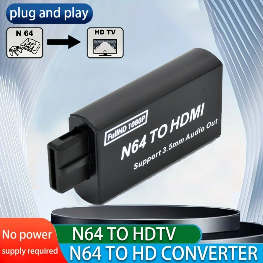 Grwibeou 1080P N64-HDMI 호환 변환기 - Gaming Console Nintendo 리뷰 및 가격