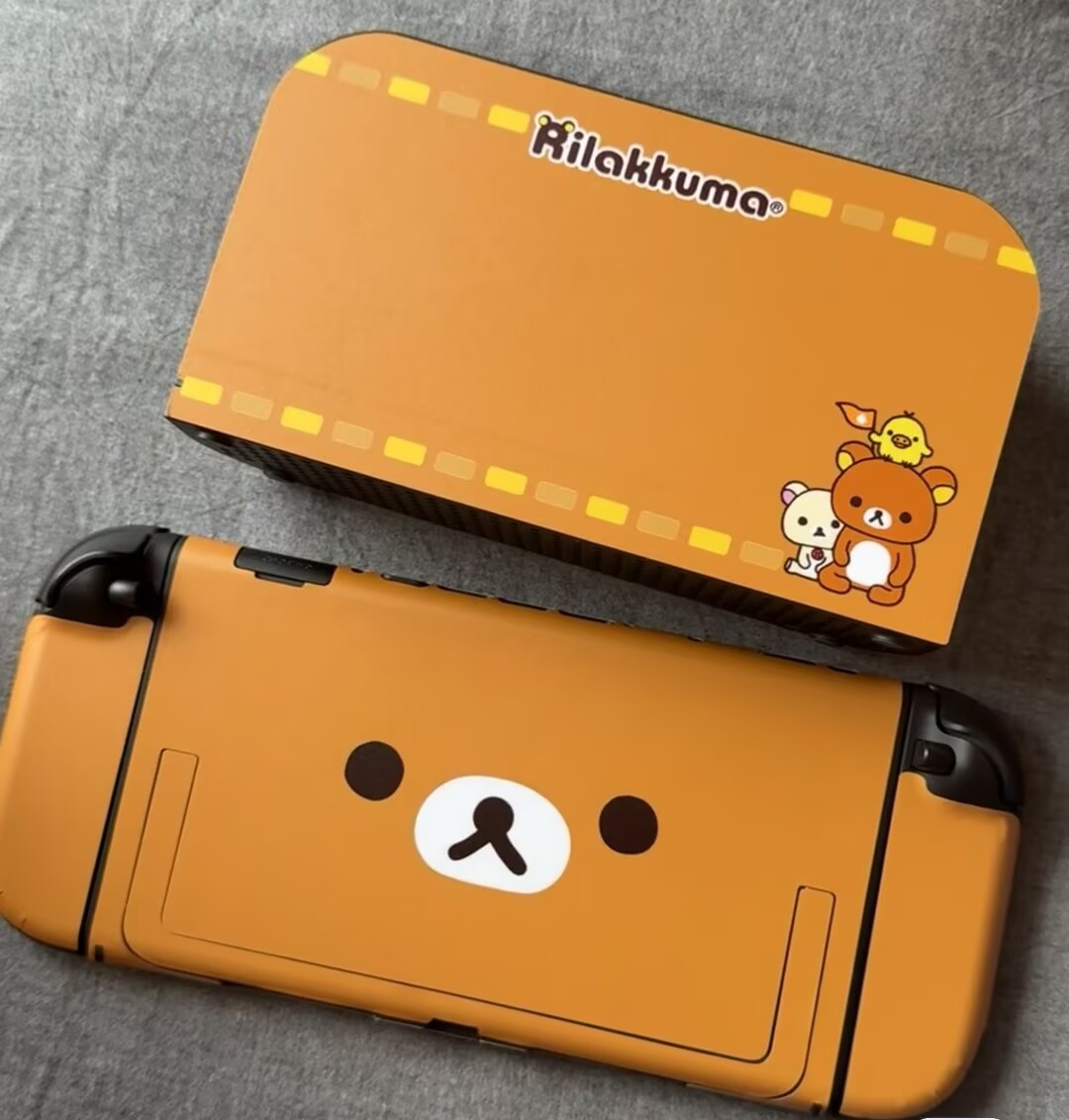 새로운 스위치 2 풀 바디 스킨 리락쿠마 테마 보호 데 - Gaming Console Setup 리뷰 및 가격