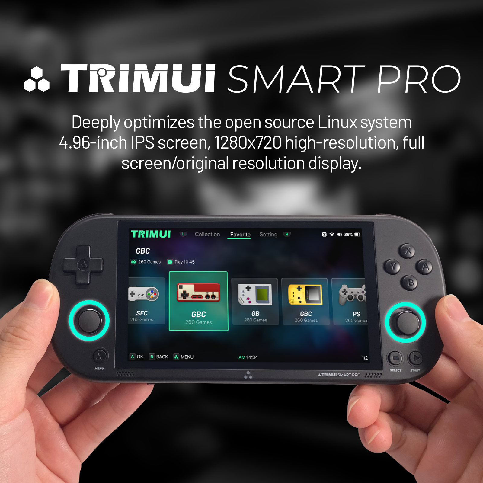 고성능 Trimui Smart Pro 휴대용 게임 콘솔 - Gaming Console Under 5000 리뷰 및 가격
