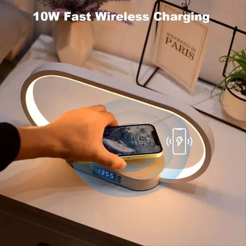 다기능 무선 충전기 패드 스탠드 시계, LED 데스크  - Controller Charging Dock 리뷰 및 가격