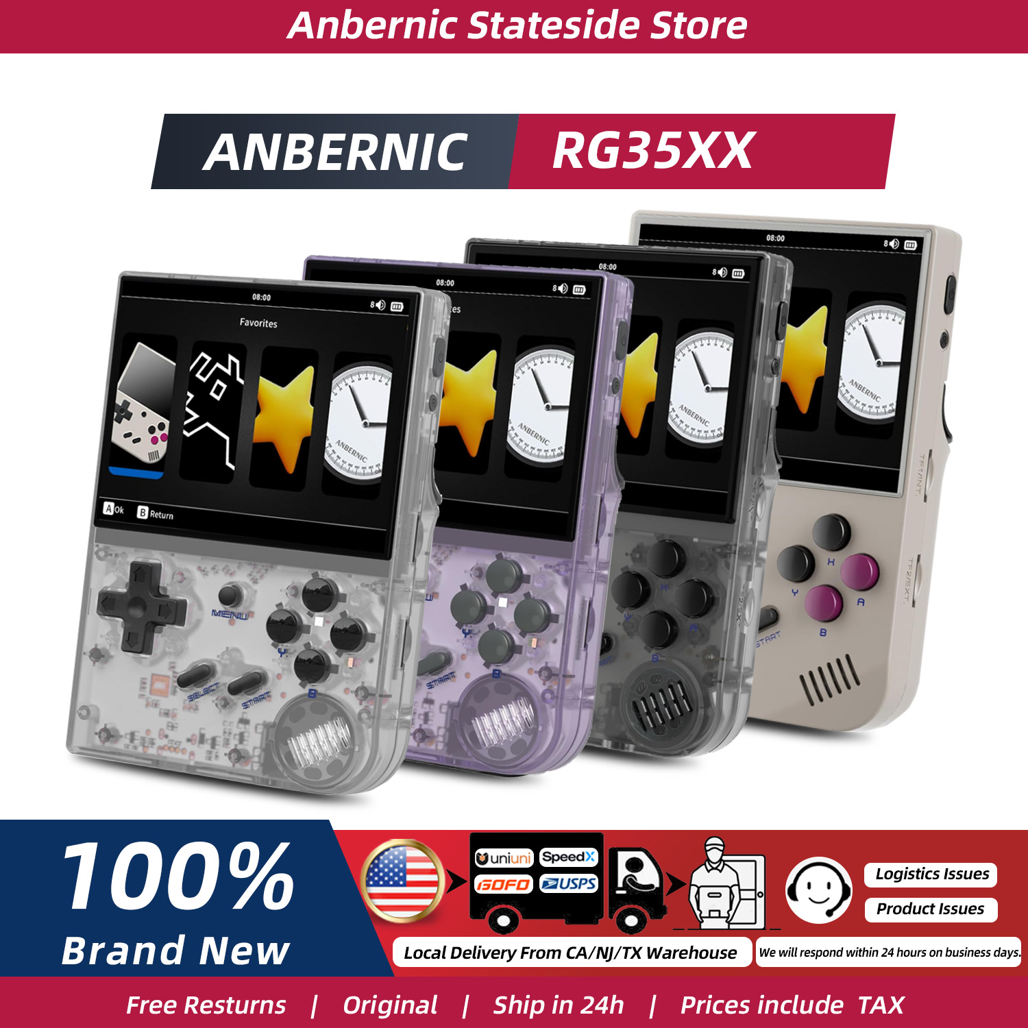 ANBERNIC RG35XX 휴대용 게임 콘솔 리눅스  - Gaming Console Under 5000 리뷰 및 가격