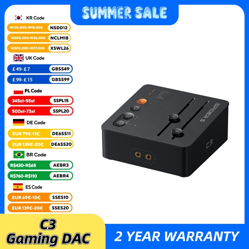 포시 오디오 C3 게이밍 DAC 헤드폰 앰프 7.1 서 - Gaming Console Mini 리뷰 및 가격