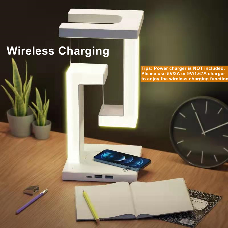 무선 충전기 포함 플로팅 데스크 램프, USB 출력 충 - Controller Charging Dock 리뷰 및 가격