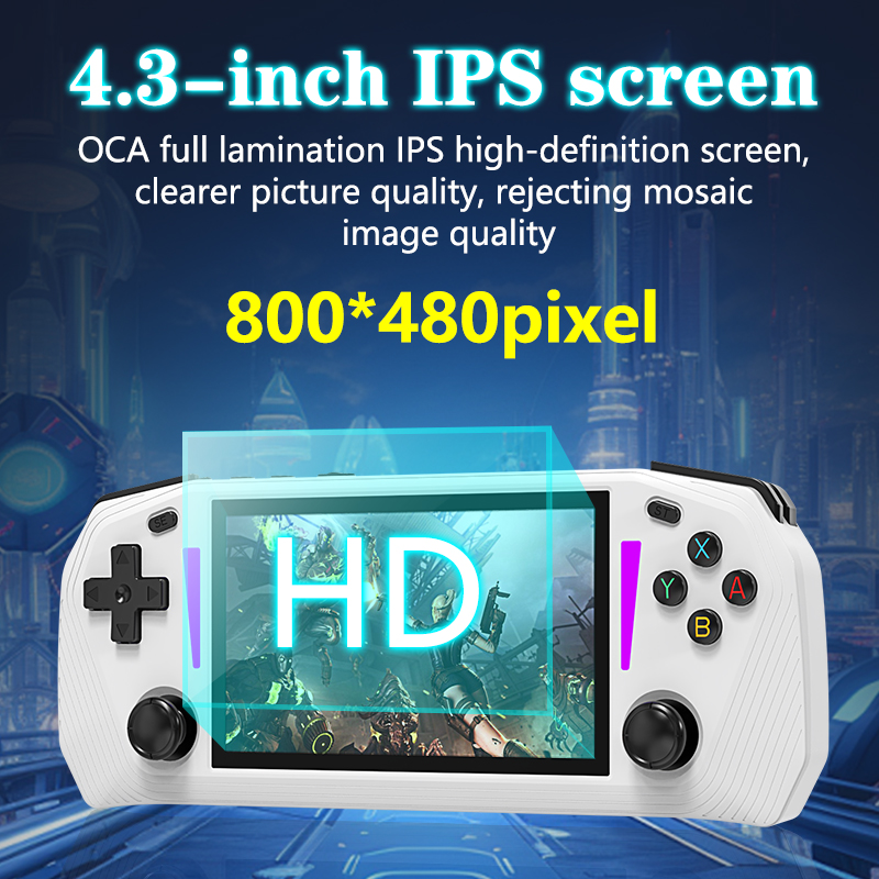 G33 레트로 휴대용 게임기 4.3인치 화면 2500m - Gaming Console Under 5000 리뷰 및 가격