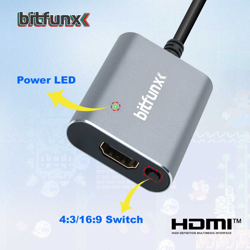 비트펀엑스 720P HDMI ™   어댑터 S-비디오  - Gaming Console Nintendo 리뷰 및 가격